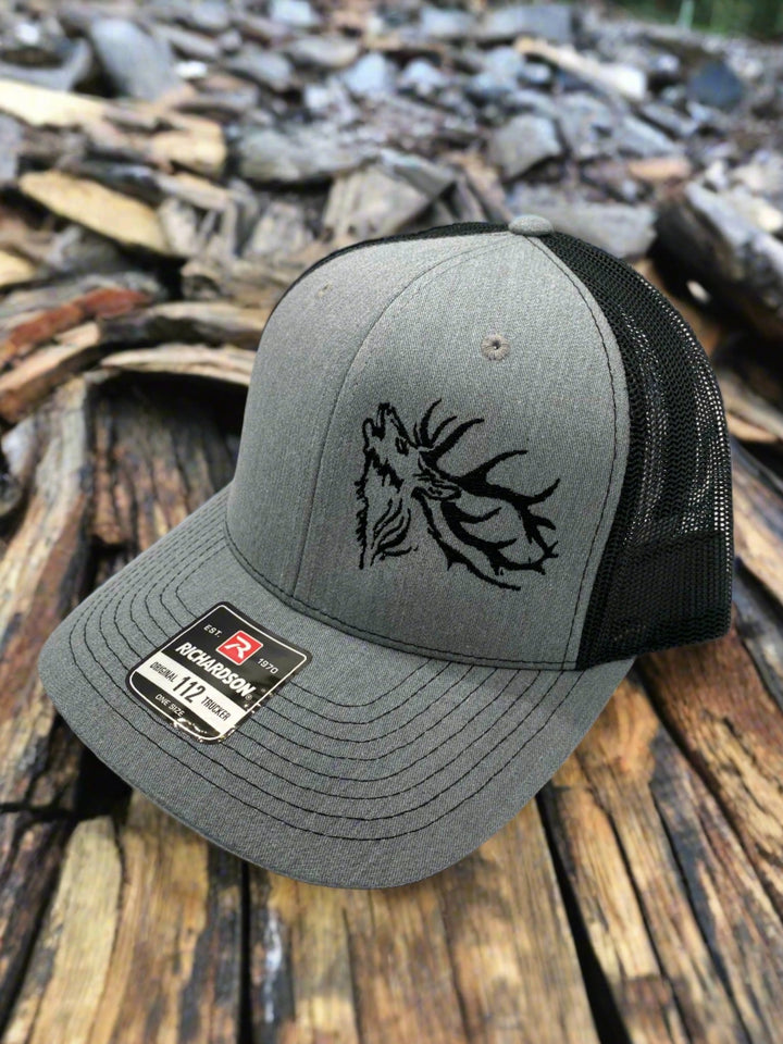 Bugling Elk Swamp Cracker Snapback Outdoorsman Hat - Swamp Cracker Outdoor Apparel