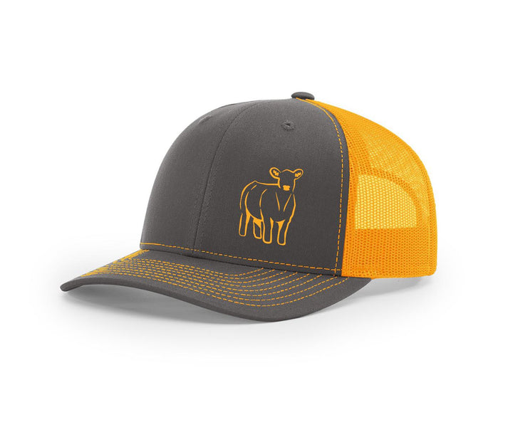 Cattle Company Full Frontal Cow - Swamp Cracker Snapback Hat - Swamp Cracker Outdoor Apparel