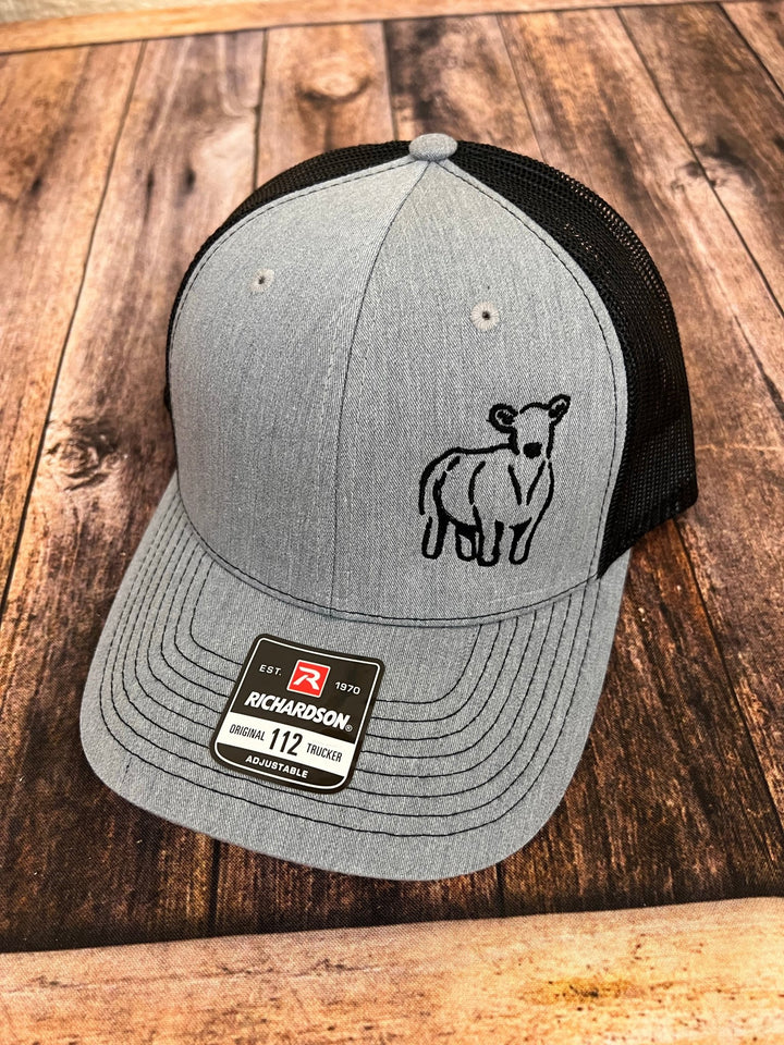 Cattle Company Full Frontal Cow - Swamp Cracker Snapback Hat - Swamp Cracker Outdoor Apparel