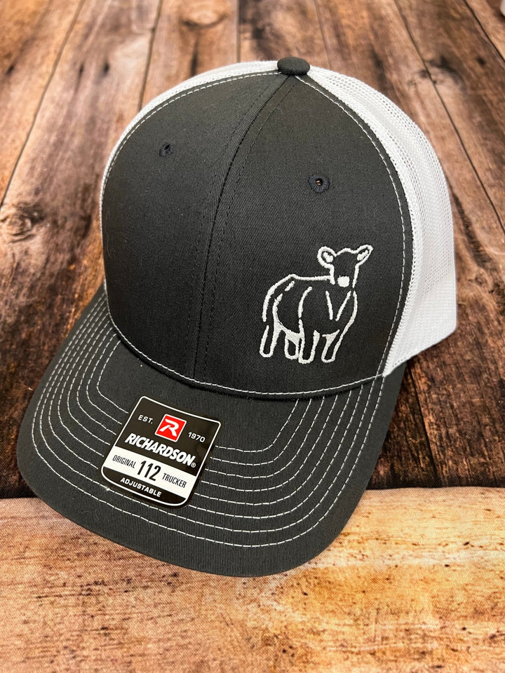 Cattle Company Full Frontal Cow - Swamp Cracker Snapback Hat - Swamp Cracker Outdoor Apparel
