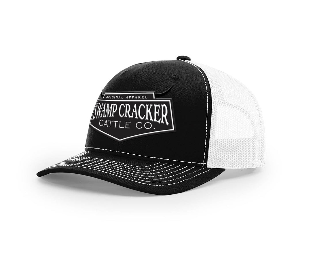 Cattle Company Full Logo Patch - Swamp Cracker Snapback Hat - Swamp Cracker Outdoor Apparel