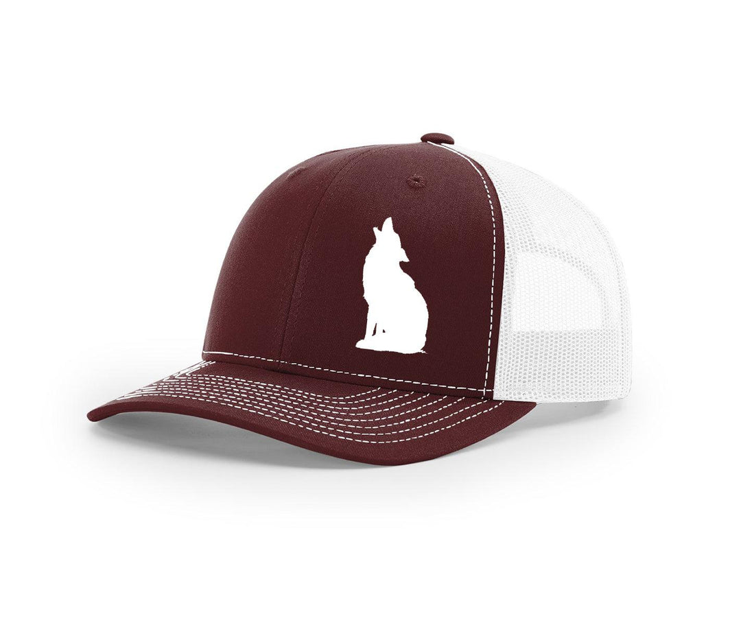 Coyote Howling Swamp Cracker Snapback Hat - Swamp Cracker Outdoor Apparel
