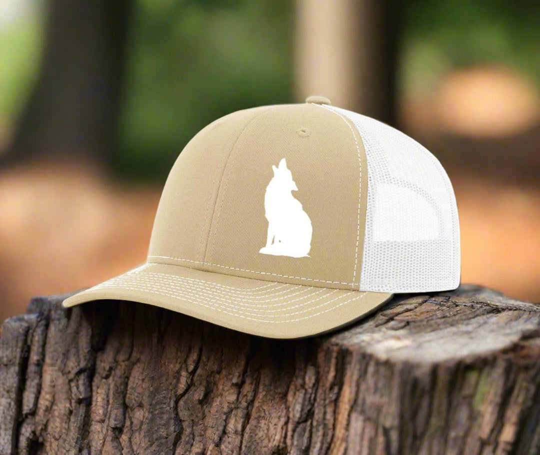 Coyote Howling Swamp Cracker Snapback Hat - Swamp Cracker Outdoor Apparel
