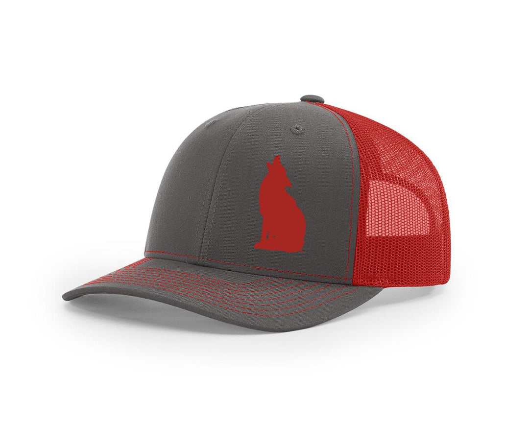 Coyote Howling Swamp Cracker Snapback Hat - Swamp Cracker Outdoor Apparel