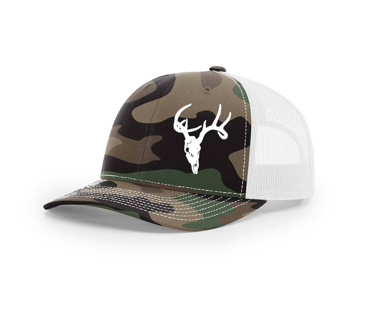 Deer Skull Swamp Cracker Snapback Hat - Swamp Cracker Outdoor Apparel