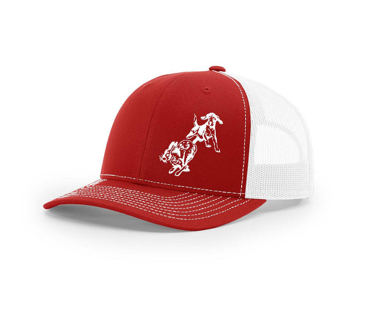Frontal Beagle Chasing Rabbit Southern Houndsman Snapback Hat - Swamp Cracker Outdoor Apparel