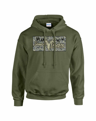 Hoodie Old School Duck Camo Swamp Cracker