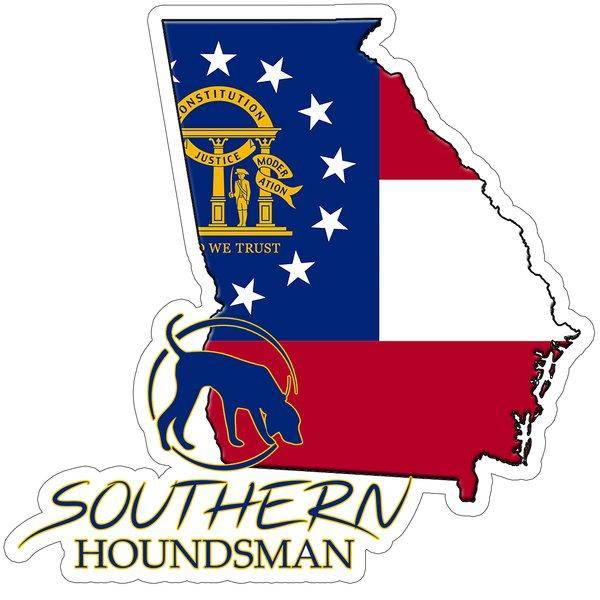 Georgia Southern Houndsman Sticker - Swamp Cracker Outdoor Apparel