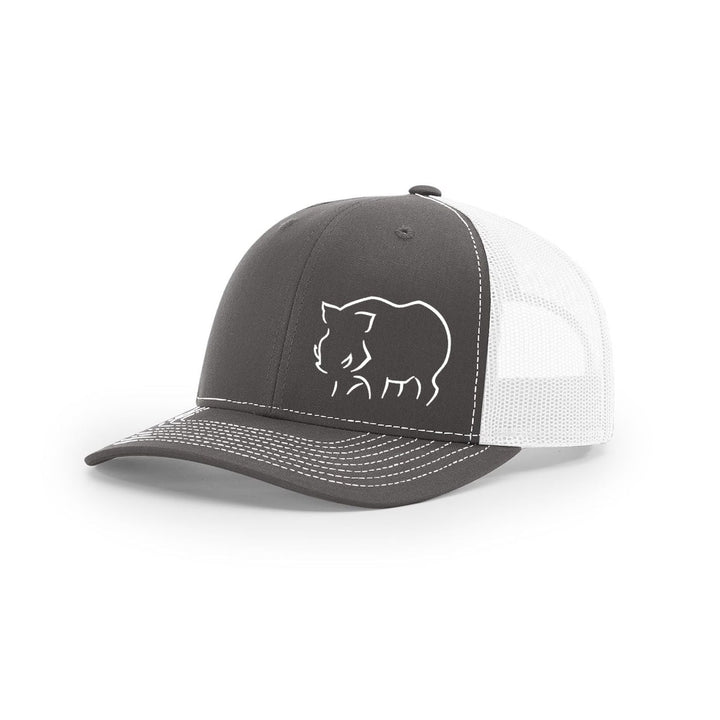 Hog Sillouette Swamp Cracker Snapback Hat - Swamp Cracker Outdoor Apparel