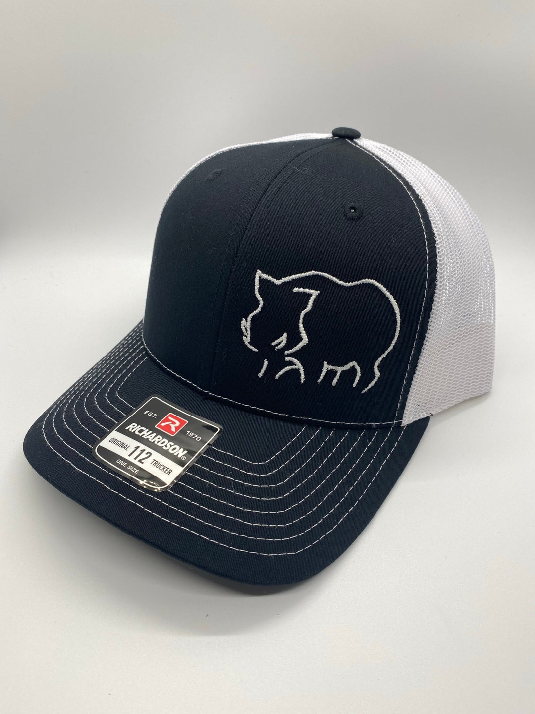 Hog Sillouette Swamp Cracker Snapback Hat - Swamp Cracker Outdoor Apparel