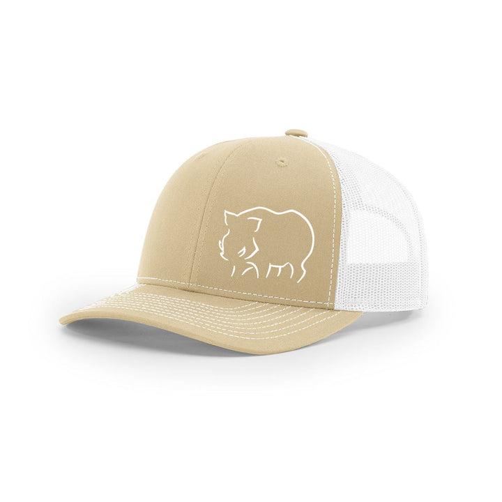 Hog Sillouette Swamp Cracker Snapback Hat - Swamp Cracker Outdoor Apparel