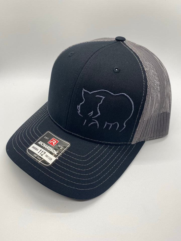 Hog Sillouette Swamp Cracker Snapback Hat - Swamp Cracker Outdoor Apparel