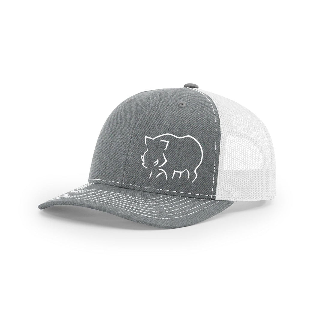 Hog Sillouette Swamp Cracker Snapback Hat - Swamp Cracker Outdoor Apparel