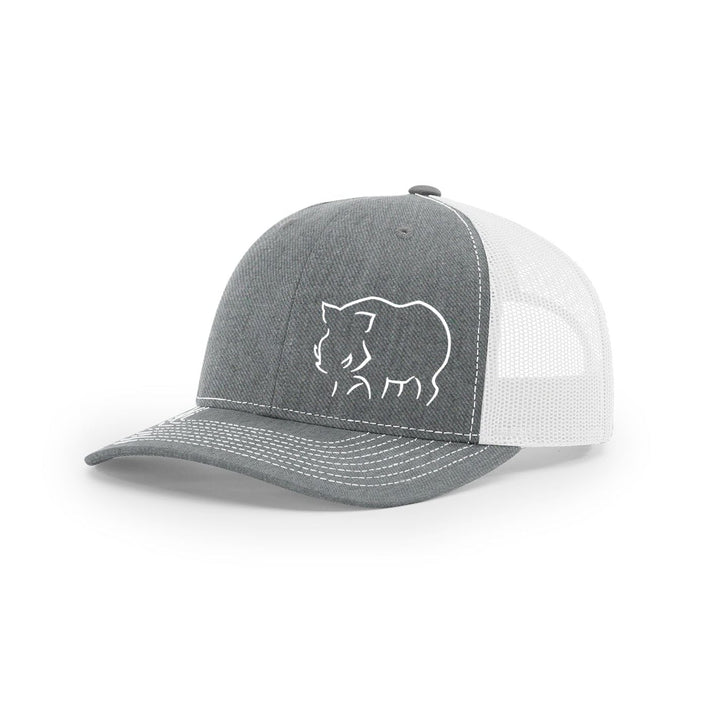 Hog Sillouette Swamp Cracker Snapback Hat - Swamp Cracker Outdoor Apparel