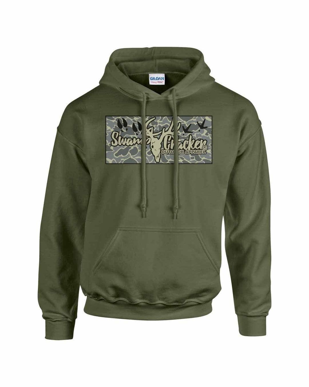 Hoodie Old School Duck Camo Swamp Cracker - Swamp Cracker Outdoor Apparel