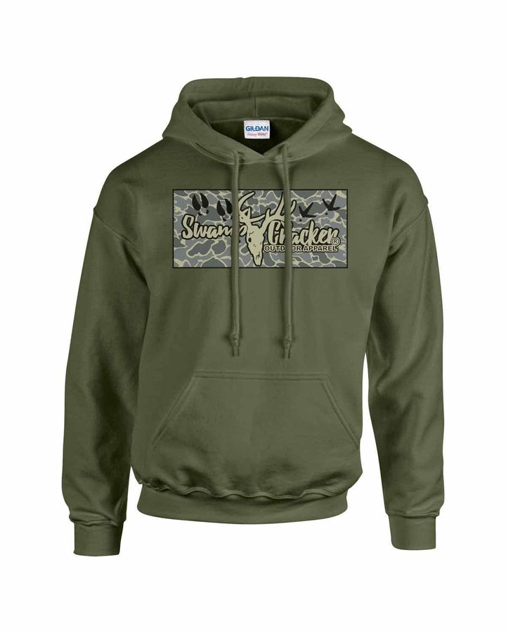 Hoodie Old School Duck Camo Swamp Cracker - Swamp Cracker Outdoor Apparel