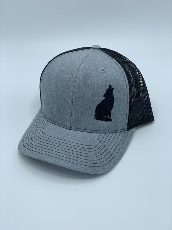 Coyote Howling Swamp Cracker Snapback Hat