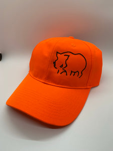 Hog Sillouette Swamp Cracker Snapback Hat