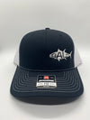 Tuna Outline Salty Cracker Snapback Hat