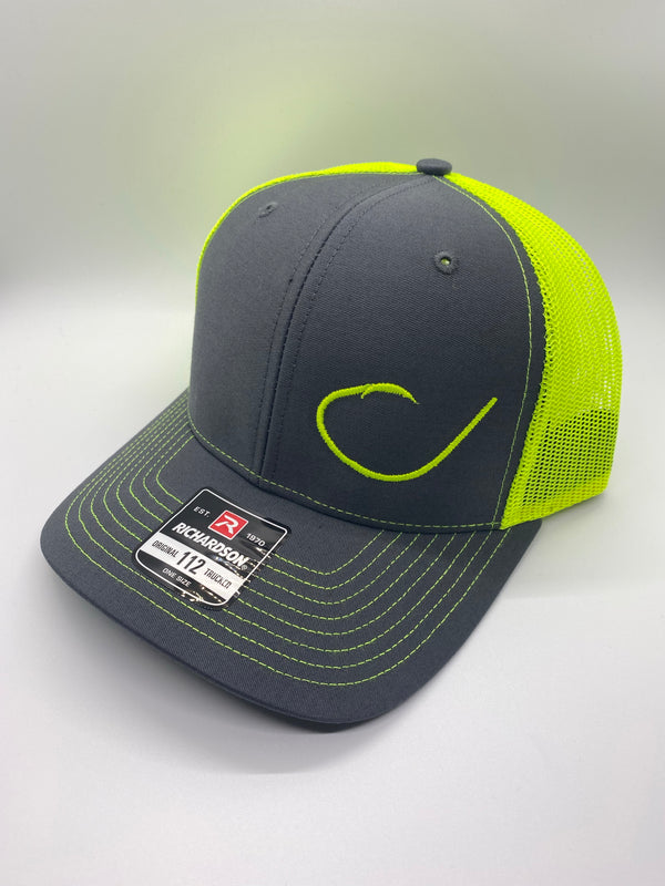 Circle Hook Salty and Swamp Cracker Snapback Hat