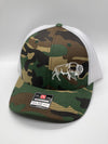 Wandering Buffalo Outline Swamp Cracker Snapback Hat