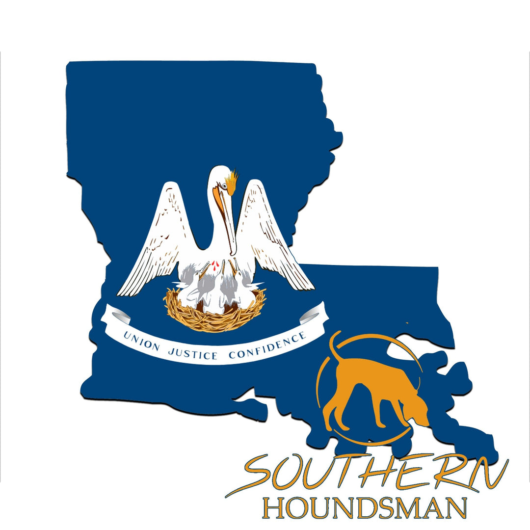 Louisiana Southern Houndsman Sticker - Swamp Cracker Outdoor Apparel