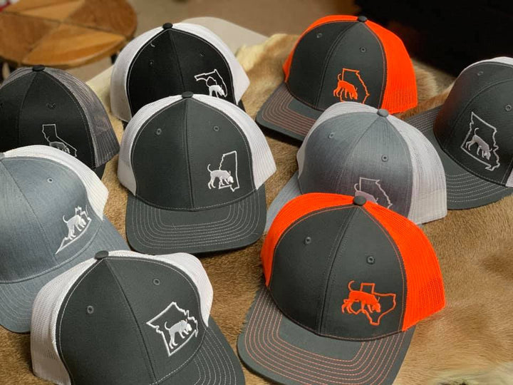 On your State Trailing Dog Southern Houndsman Snapback Hat - Swamp Cracker Outdoor Apparel