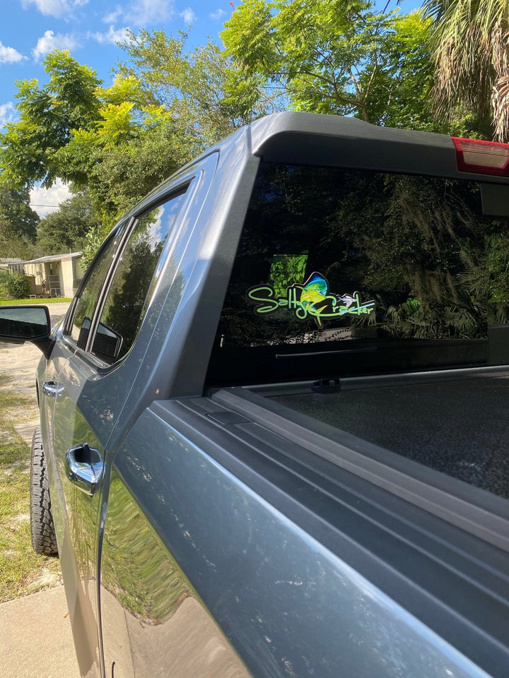 Salty Cracker Mahi Fish Sticker - Swamp Cracker Outdoor Apparel