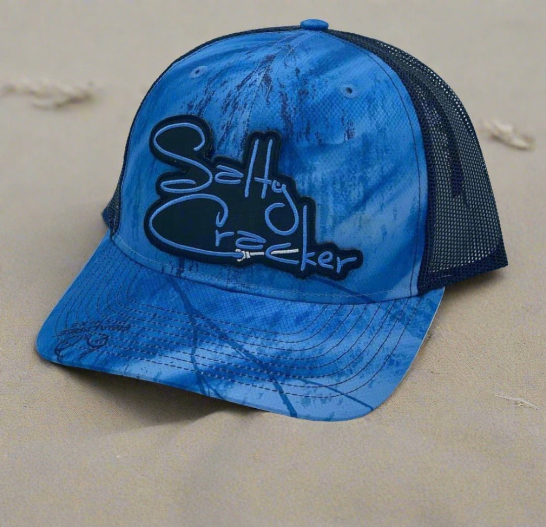 Salty Cracker Realtree Fishing logo patch Hat - Swamp Cracker Outdoor Apparel