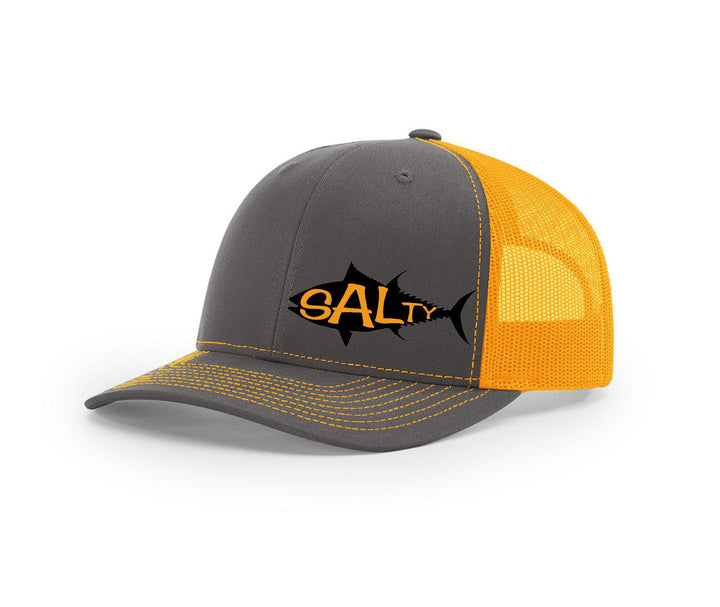 Tuna Outline Salty Cracker Snapback Hat - Swamp Cracker Outdoor Apparel
