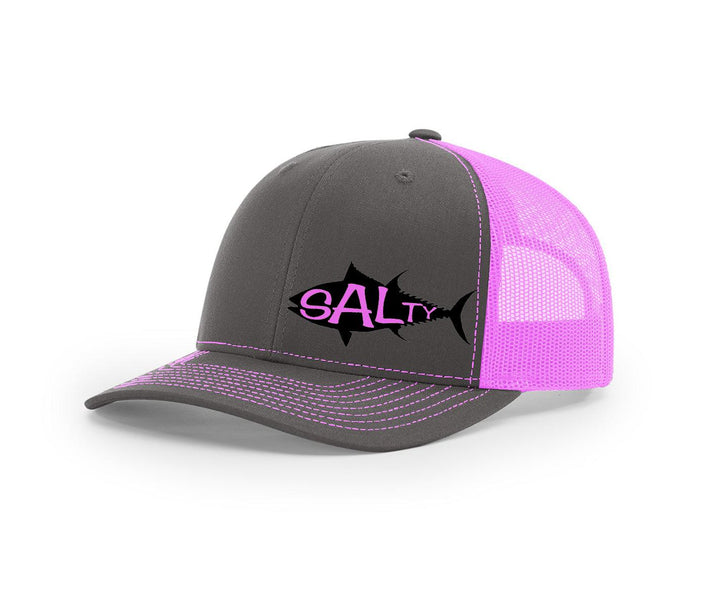 Tuna Outline Salty Cracker Snapback Hat - Swamp Cracker Outdoor Apparel