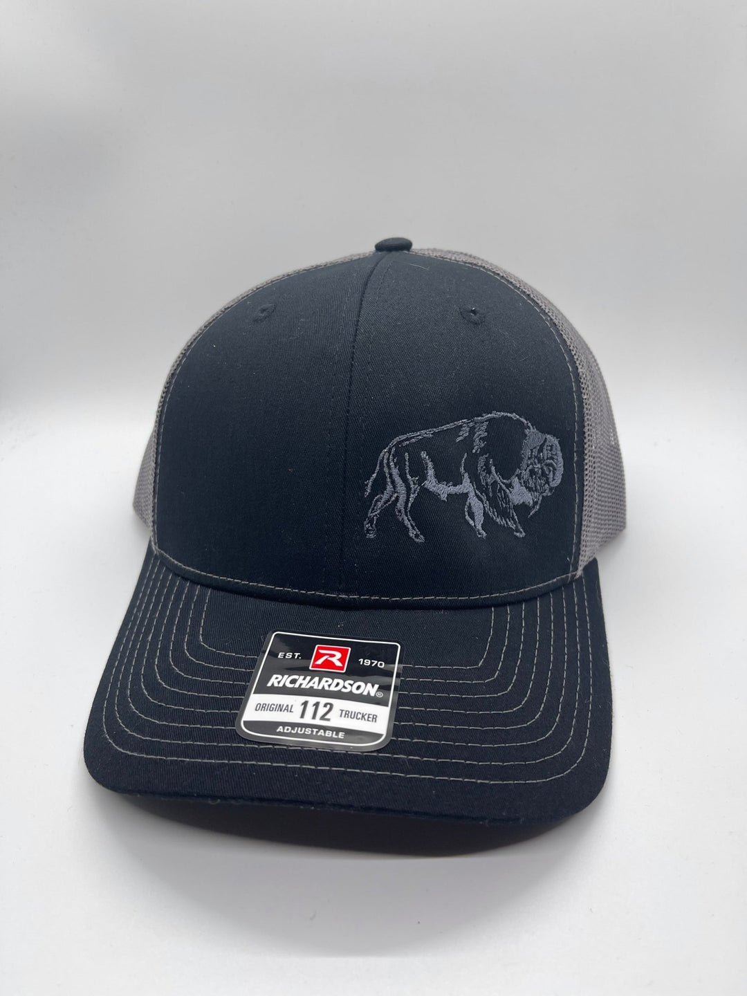 Wandering Buffalo Outline Swamp Cracker Snapback Hat - Swamp Cracker Outdoor Apparel